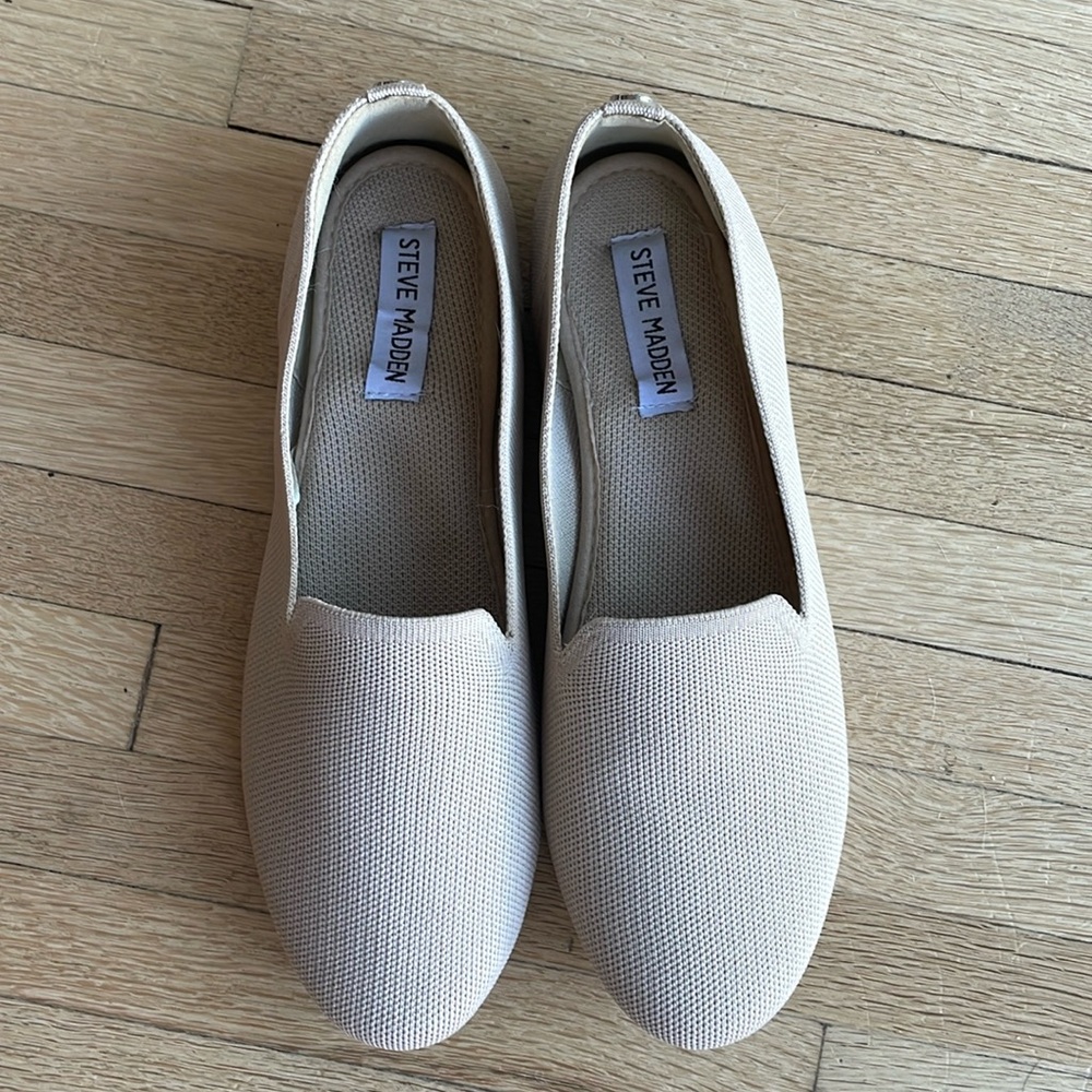 NEW Steve Madden Sabin Fabric Slip On Flat Loafers. Size 7.5.
